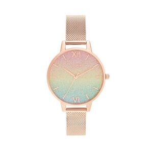 Olivia Burton London Rose Gold Ombré Glitter Watch